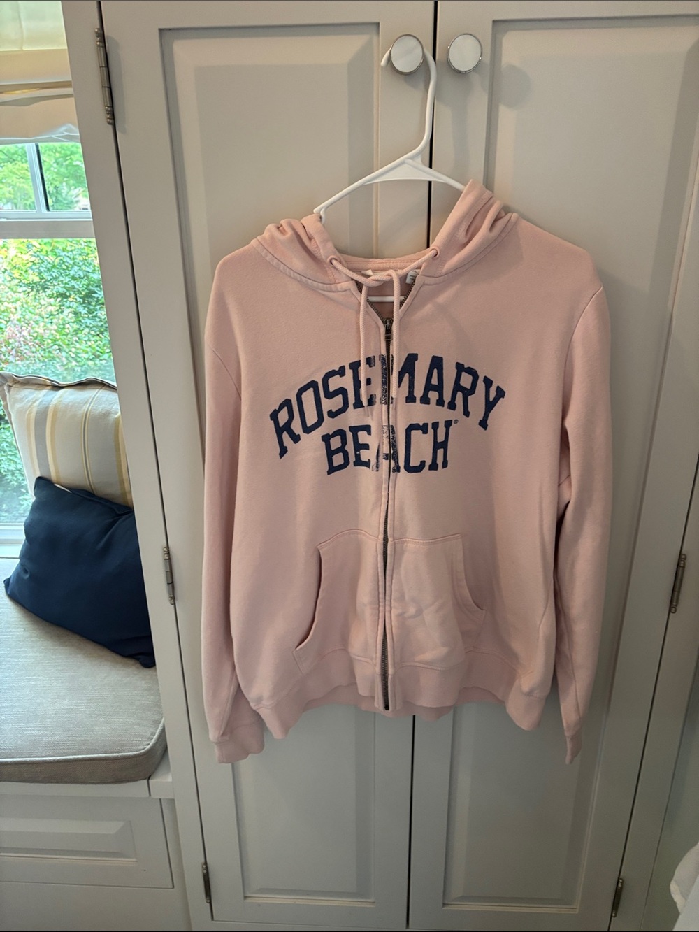 Rosemary Beach Pink Zip-Up Hoodie